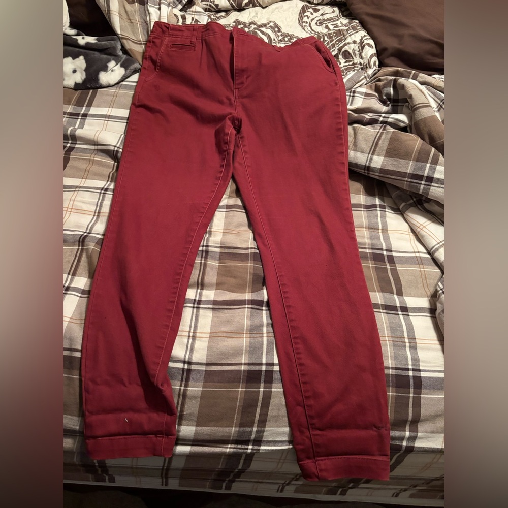 Red jeans